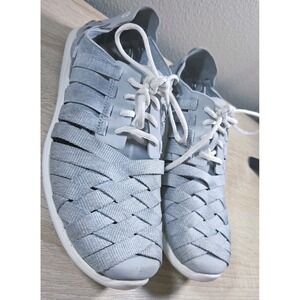 Merrell Atlantis Flora Kye Weave Sneakers Gray Woven Comfort Walking Shoes...